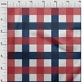thumbnail image 2 of oneOone Cotton Poplin Twill Blue Fabric Gingham Check Sewing Fabric By The Yard Printed Diy Clothing Sewing Supplies 56 Inches Wide, 2 of 4