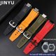 thumbnail image 4 of Tali Jam Tangan Kulit Cembung untuk para Casio GST-B400 Seri Tali Jam Tangan Aksesori Gelang G-SHOCK 14Mm Gelang Veneer Kanvas, 4 of 5