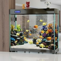 Luxury aquarium 107gal with automatic circulation and light (Black)