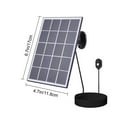 thumbnail image 6 of Sylvtty Solar Panels for Arlo Pro 4/Ultra 2/Pro 3 Lightweight Design Stable Power Output Outdoor Cameras Plug-and-Play Solar Charger, 6 of 7