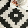 thumbnail image 6 of nuLOOM Kellee Hand Tufted Geometric Wool Area Rug, 2' 6" x 14', Black, 6 of 9