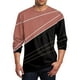 thumbnail image 1 of Blusas y camisas de manga larga y cuello redondo para hombre, estilo casual, estampado, cuello redondo, manga corta, poliéster, 1 of 4