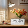 thumbnail image 3 of Koselig Sign Norwegian Gift Scandinavian Home Decor Style Norge Wall Art Anthropologie Viking Norway Kos Nordic Cultural Painting Definition 6x12 inches, 3 of 7