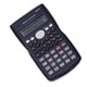 thumbnail image 1 of Calculadora científica con pantalla de dos líneas, cálculo de fracciones, apagado automático, calculadora de funciones de 12 bits para estudiantes, color azul oscuro (casi negro), 1 of 12