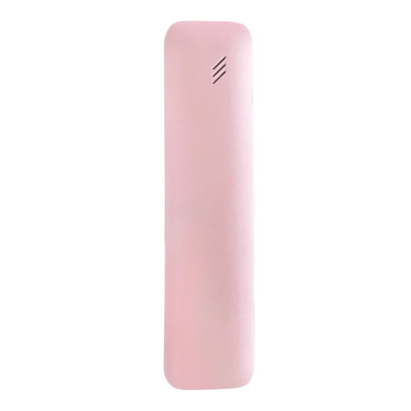 BPPEG Toothbrush Travel Case,Portable Abs Toothbrush Case,Uv Sterilization Tooth Brush Holder for Traveling,Camping,Home & School,Pink