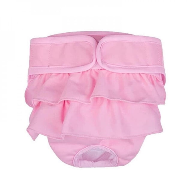 Washable Dog Diapers | Reusable Dog Diapers | Washable Female Dog Diapers | Cloth Dog Diapers for Dogs in Heat, or Dog Incontinence Diapers, gray, XXL