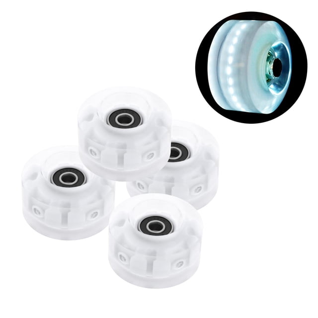 Paquete de LED luminosas para patines con rodamientos para patinaje shamjiam ruedas de patines