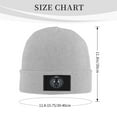 thumbnail image 3 of ZICANCN Gemini Star Sign Horoscope Knit Beanie Hat, Winter Cap Soft Warm Classic Hats for Men Women, Gray, 3 of 8