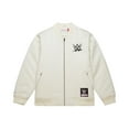 thumbnail image 2 of Men's Mitchell & Ness Cream WrestleMania 41 Logo Full-Zip Satin Jacket, 2 of 7
