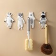 thumbnail image 1 of Ganchos autoadhesivos para habitación de niños, ganchos de baño, ganchos de puerta para colgar toallas, lindos ganchos para llaves de animales, ganchos para niños para pared, ganchos adhesivos 4 piez JAMW Sencillez, 1 of 5
