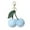 Blue, variant on Eoozwa Key Chain Cute Cherry Backpack Charm Plush Ball Bag Ornament Pompom Keychain Pendant Accessories for Women Car Bag Handbag Purse Key