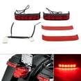 thumbnail image 3 of NS LED Saddlebag Run/Brake/Turn Lamp Light Housing Red Lens for Harley 09-13,Black, 3 of 10