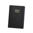 thumbnail image 2 of A5 Notebook Planner, Journal 2023 Monthly Weekly Daily Planner Blocs de notas Blocs de notas de doble cara para artículos para el hogar familiar Negro DYNWAVEMX Planificador de cuaderno, 2 of 8