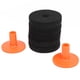 thumbnail image 4 of Kit de almohadillas de fieltro para tambor, 7 Uds., accesorios para platillos antifricción resistentes al desgaste, negro, naranja y rojo (50mm (WC75)), 4 of 8
