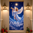 thumbnail image 5 of Elegant Design O Holy Night Banner Religious Celebration Background for Christmas Party Holiday Decoration Family Gathering, 5 of 9