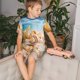 thumbnail image 4 of Balery Beach Starfish Shell Conjunto de Pijama Infantil de Manga Corta con Estampado – Ropa de Dormir de Algodón Suave-4X-Large, 4 of 6