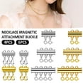 thumbnail image 1 of Gold and Silver Magnetic Lobster Clasp DIY Necklace Clasps and Closures Snap Multi Strand Jewelry Clasps Connector Chain Extender Jewelry Making Accessory for Necklace Bracelet Crafts, 1 of 11