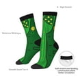 thumbnail image 4 of Goofa St Patrick's day Printed Men's Crew Socks, Soft Durable Breathable Moisture-Wicking with Odor Control Cotton socks, 4 of 6