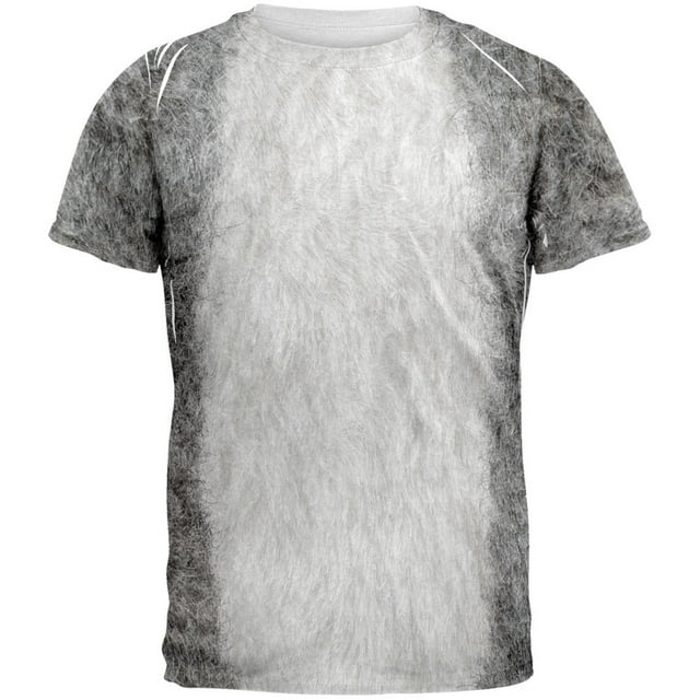 T-Shirt pour Adulte à Imprimé Intégral de Costume de Koala d'Halloween