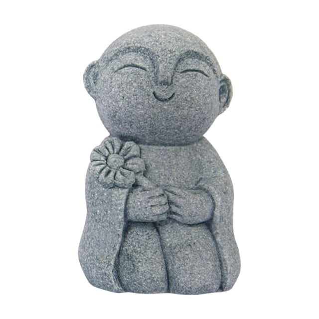 GUOOL Buddha Aquarium Decor Accessories Dolls Mini Creative Small Statue Buddha Statue F