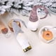 thumbnail image 5 of Ounissouiy Cubierta de botella de vino estilo nórdico Navidad Santa Claus tejido de felpa de comedor para el hogar botella de vino ropa Kits de decoración para fiestas Gris blanco, 5 of 6