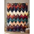 thumbnail image 4 of Minimalist Art Shower Curtain Set ，Waterproof Fabric Shower Curtains Multi Color Geometric Color Block Shower Curtains for Bathroom,Bathroom Decor 54x"78", 4 of 6