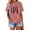 B-Pink#08, variant on Mountain Heartbeat Tshirt Graphic Tees Women Ladies Tee Shirts Short Sleeve