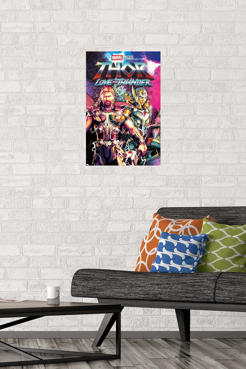 Marvel Thor: Love and Thunder - Duo Wall Poster, 14.725" x 22.375"