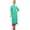 Mint Green, variant on Women's Rayon Green Kurti Asymmetrical Hem Designer Kurta With Scarf - 20