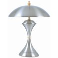 thumbnail image 1 of OK Lighting OK-5106SR 15 Inch Satin Chrome Finish Table Lamp, 1 of 3