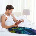 thumbnail image 5 of Zufioo Abstract Bright Pineapple Fruit Retro Mens Pajama Pants Sleep & Lounge Pants Sleepwear Pants(Available in Big & Tall)-Medium, 5 of 6