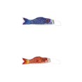 thumbnail image 1 of Paquete De 2 Bandera Japonesa De Carpa Macarena Bandera de Koinobori 55 Cm Y 70 Cm, 1 of 5
