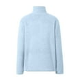 thumbnail image 5 of Essentials Women's Sweater Elegant Solid Turtleneck Knitted Long Sleeve Basic Casual Jumper Top Sky Blue, 5 of 9