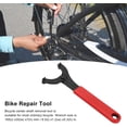 thumbnail image 4 of Llave de soporte inferior de bicicleta, herramienta de reparación de llave de tuercas ajustable Llave de eje de volante Reparación de llave en forma de número ocho Herramienta de reparación de llave, 4 of 4