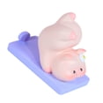 thumbnail image 4 of Support de Cellulaire Cochon Adorable en Résine, Base Lisse, Support de Téléphone Cochon Mignon pour Bureau à Domicile, 4 of 9