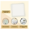 thumbnail image 2 of Translucent Vellum Sheets - 100 Sheets, 12 x 12 in, White - 93gsm/63lb Tracing Paper for Drawing & Invitation Paper - Transparent Craft Overlays, 2 of 7