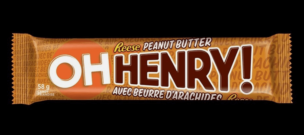 Oh Henry Reese's Peanut Butter 24 x 58g