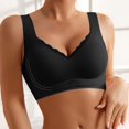thumbnail image 2 of Sports Bras Medium Support Bra Women's Front Closure Floral Lace Bra Comfortable Support Underwire T Shirt Bralette Soft Wireless Everyday Wear, 2 of 5