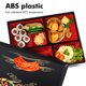 thumbnail image 3 of 1 Fiambrera mediana, recipientes japoneses para preparar comidas, caja de sushi, soporte bento para comidas de negocios (tapa con acabado de madera, color negro), 3 of 7