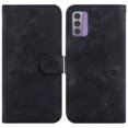 thumbnail image 2 of Compatible avec Nokia G42 5G Étui Portefeuille Embossé Lys avec Porte-Cartes en Cuir PU Couverture Rabattable, 2 of 5