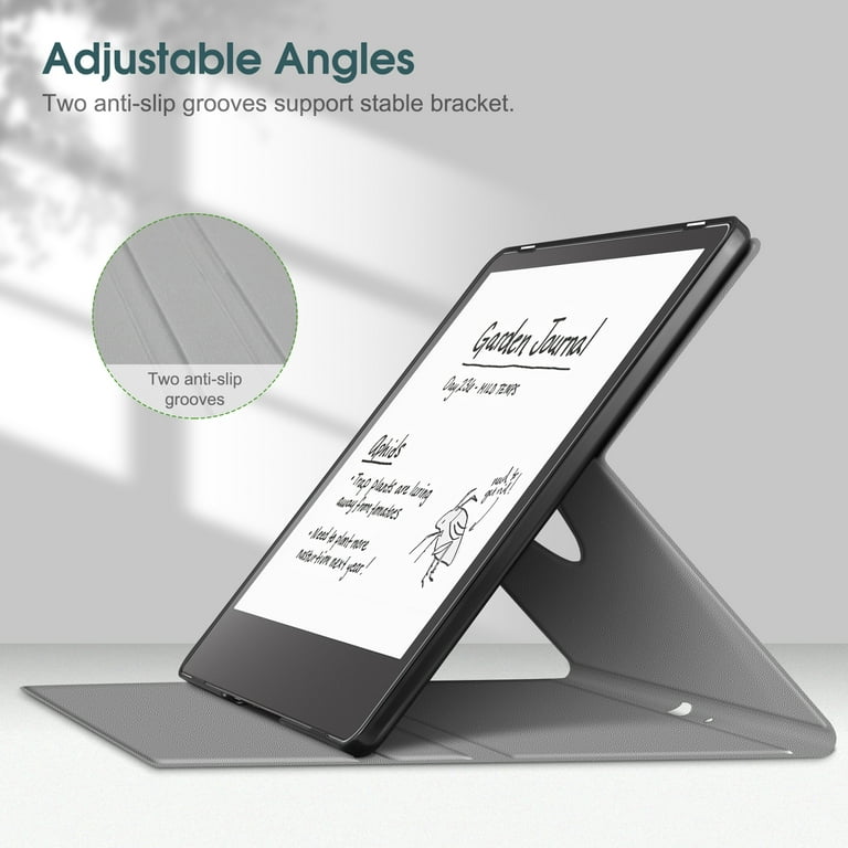  Fintie Slimshell - Funda para Kindle Scribe de 10.2 pulgadas  (lanzado en 2022), piel sintética de alta calidad, ligera, funda de libro  con función de apagado y encendido automático con soporte
