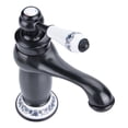 thumbnail image 1 of Noref Floral Pattern Single Handle Mixer Tap Cold/Hot Water Faucet for Bathroom Basin Sink, Single Handle Mixer Tap, Kitchen Sink Water Tap, 1 of 8