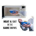thumbnail image 4 of Cool Touch Microwave Safe 3 Piece Bowl Set, 24 Oz  Heat, Eat And Store All In One  Quality Ceramic Bowl, Heat Holder and Lid  Easy Clean Dishwasher Safe  Microwave Bowl, Blue, 4 of 4