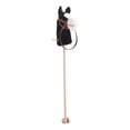 thumbnail image 3 of Jouet Bâton Tête de Cheval pour Enfants, Expression Mignonne, Peluche Douce, Bâton Cheval en Peluche avec Roues Coulissantes, 3 of 8