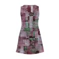 thumbnail image 5 of JULMCOMO Casual Summer Dresses for Women Sundresses Sleeveless Beach Beach Cover Ups Plus Size Loose Tank Tshirt Dress Hot Pink 2XL, 5 of 6