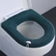 thumbnail image 1 of RKSTN Bathroom Soft Thicker Seat Cover, Warmer Cloth Toilet Seat Stretchable Washable Covers Pads, 1 of 9