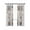 Brown Grey, variant on Cotton Floral Blackout Curtains, Light Blocking Print Window Curtains, Farmhouse Botanical Wooden Grain Thermal Insulated Window Drapes for Living Room Kitchen Cafe 2 Panels, 84"W x 63"L