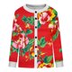 thumbnail image 5 of Puntoco Chaqueta Tipo Cárdigan Informal Con Botones Y Estampado Navideño Para Mujer, 5 of 5