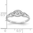 thumbnail image 2 of 10K White Gold Polished Aa Diamond Ringsize 6 (Width 1 To 6) - Jbsp, 2 of 5