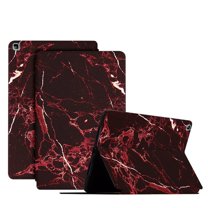 Marble Case for Samsung Galaxy Tab A7 10.4 Cover 2020, Allytech Premium Shock Proof Stand Folio Multi-Angle Viewing TPU Bumper Protective Case for Galaxy Tab A7 SM-T500/T505/T507 2020 Release, Red